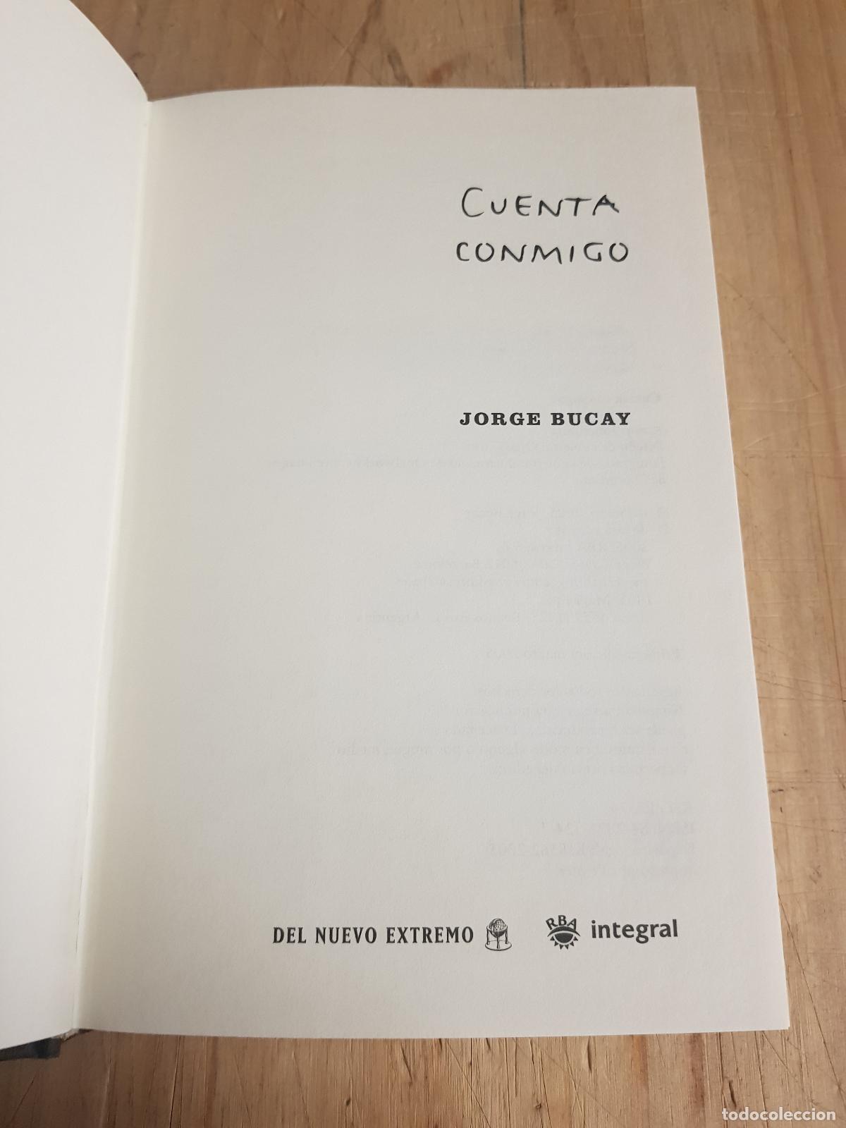 Libros: Cuenta conmigo - Jorge Bucay - Foto 2