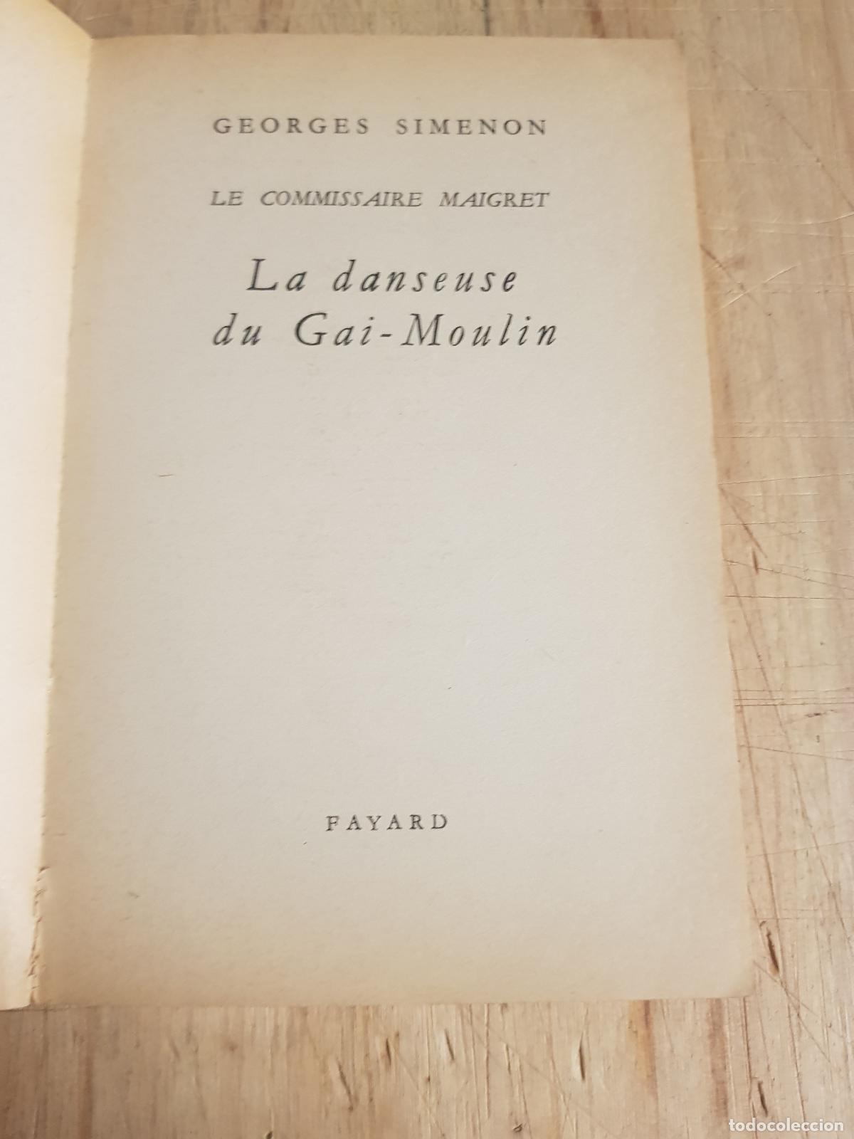 Libros: La danseuse du gai-moulin - Simenon maigret - Foto 3