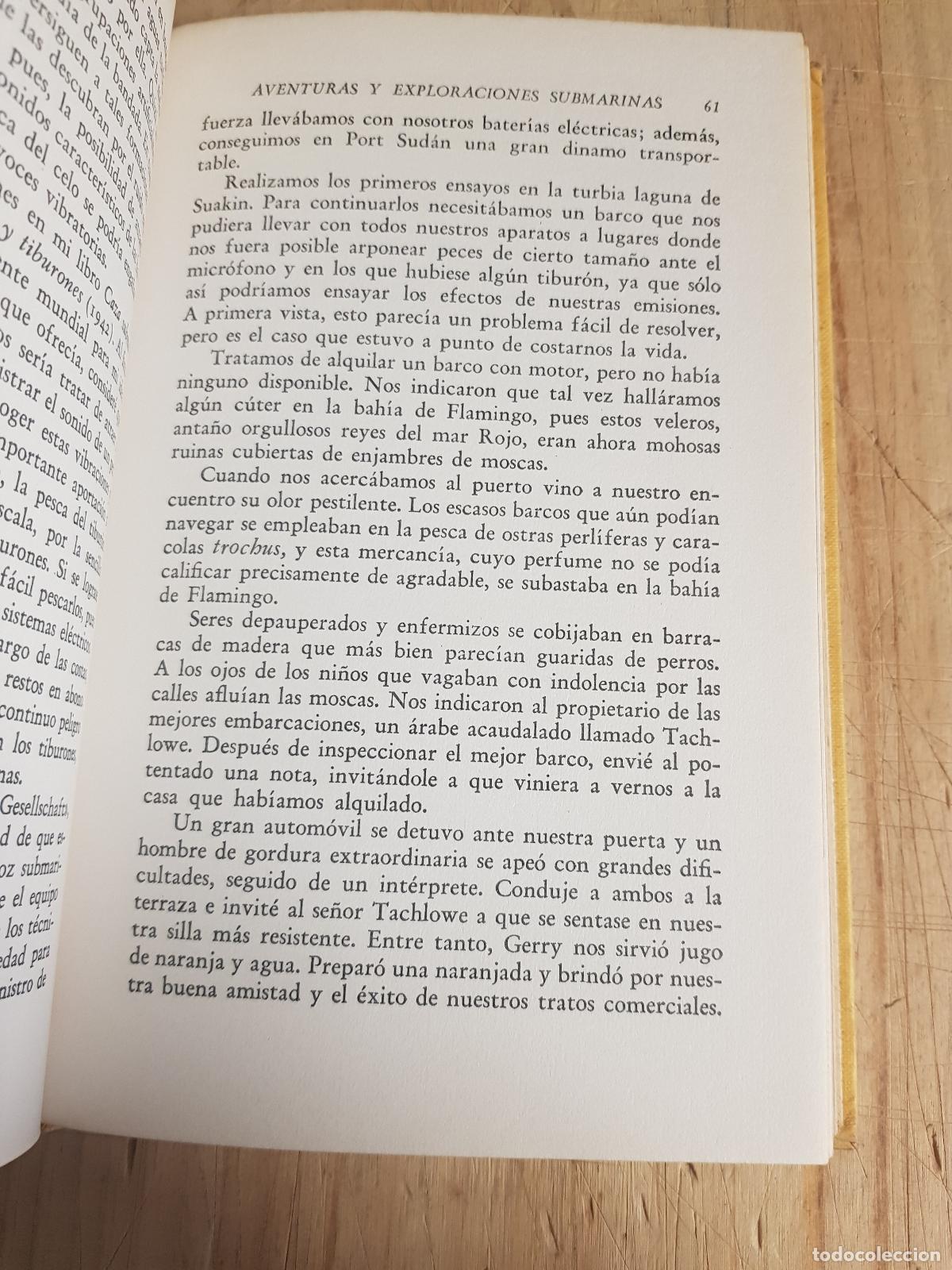 Libros: Aventuras y exploraciones submarinas - Hans Hass - Foto 3