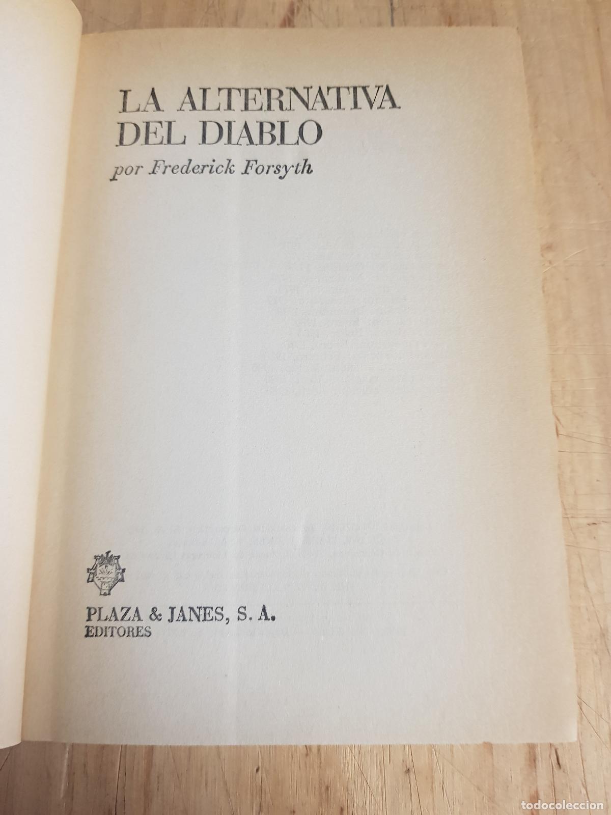 Libros: La alternativa del diablo - Frederick Forsyth - Foto 3
