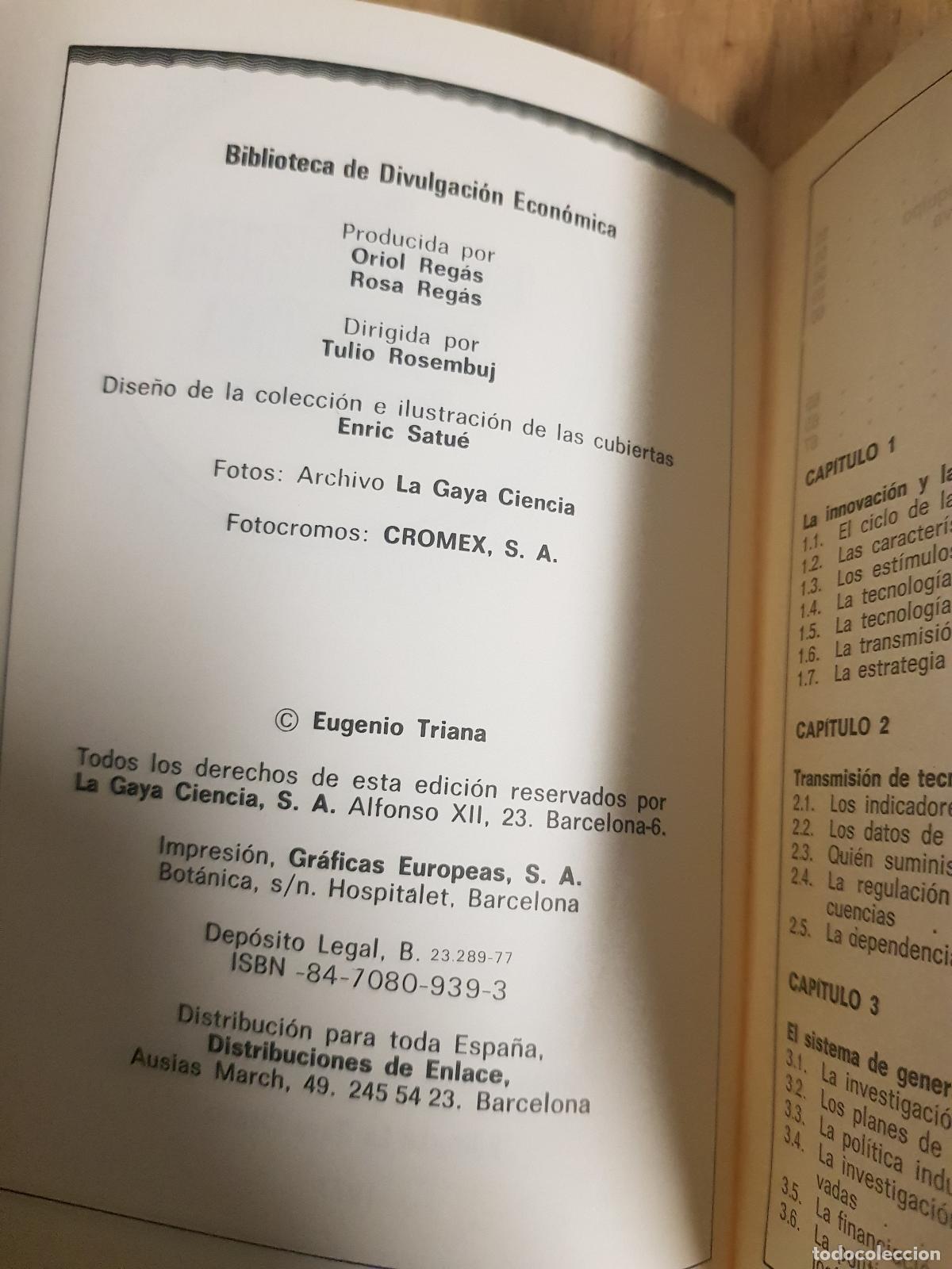 Libros: Qu&eacute; es la dependencia tecnologica - Eugenio Triana - Foto 4