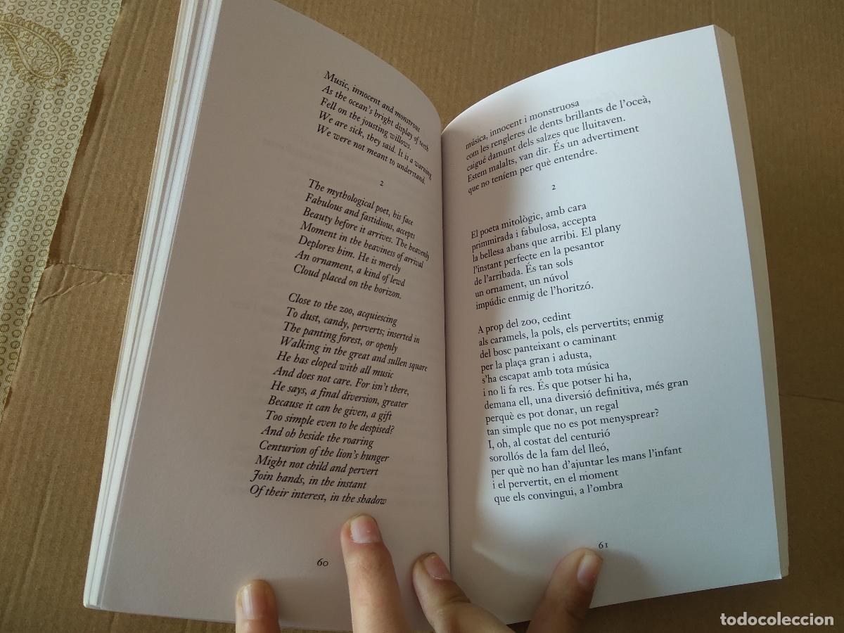 Libros: LIBRO EN CATALAN E INGLES BILING&Uuml;E ALGUNS ARBRES DE JOHN ASHBERY EDICIONS 62 EMPURIES - Foto 4