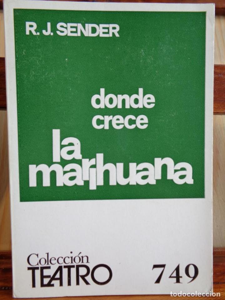 Libros: DONDE CRECE LA MARIHUANA - RAM&Oacute;N J. SENDER - Foto 1