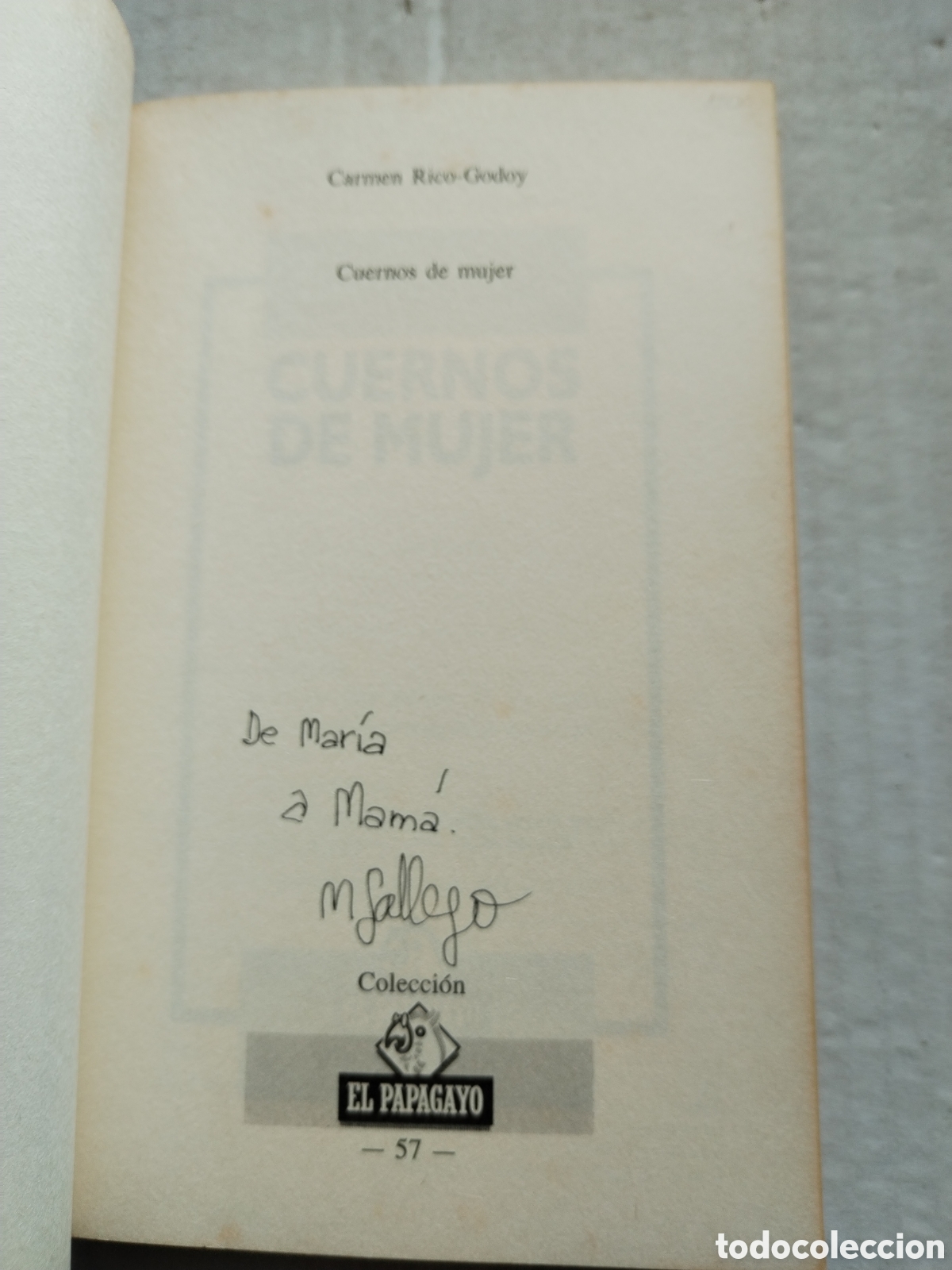 Libros: CUERNOS DE MUJER/CARMEN RICO-GODOY - Foto 2