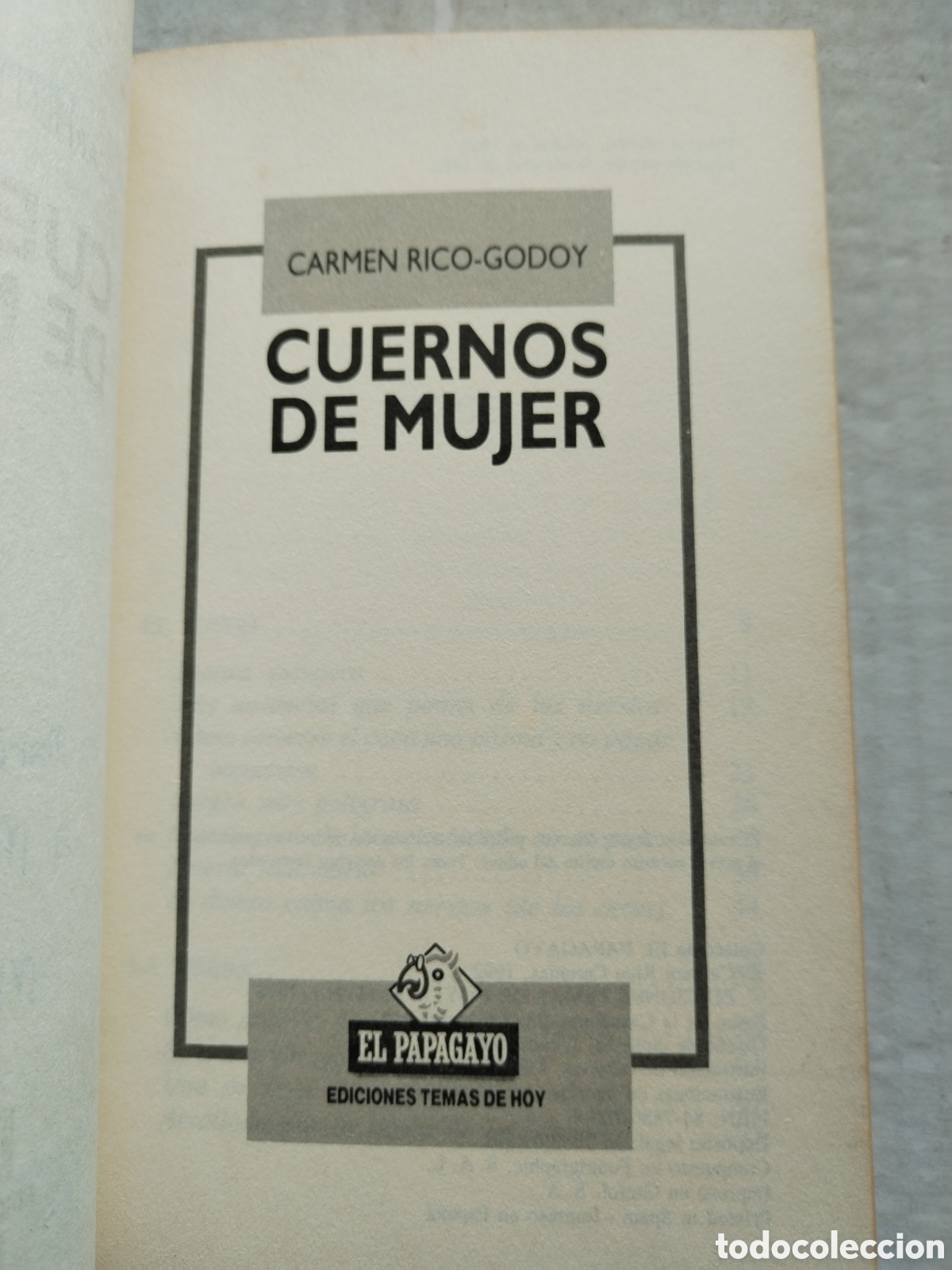 Libros: CUERNOS DE MUJER/CARMEN RICO-GODOY - Foto 3