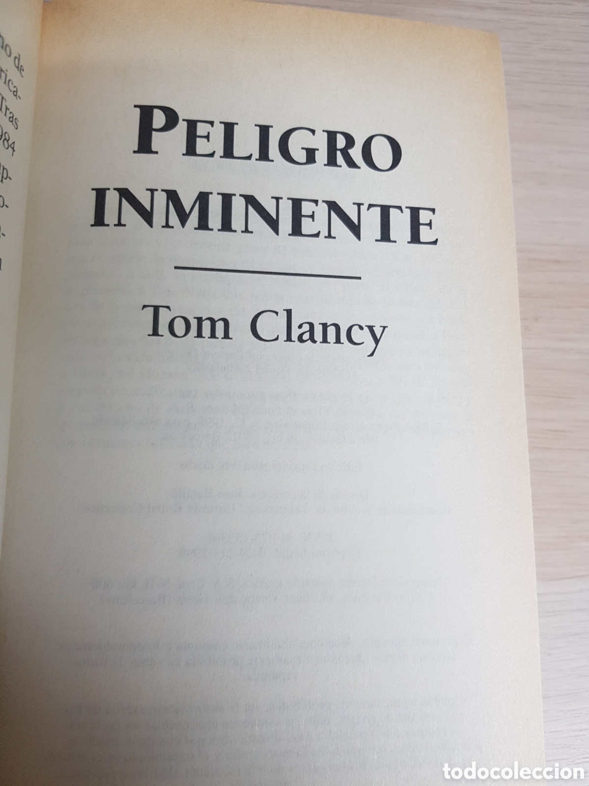 Libros: TOM CLANCY PELIGRO INMINENTE - Foto 4