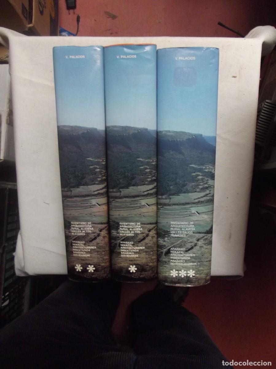 Libros: INVENTARIO DE ARQUITECTURA RURAL ALAVESA VI VALLES ALTOS ALAVESES 3 TOMOS