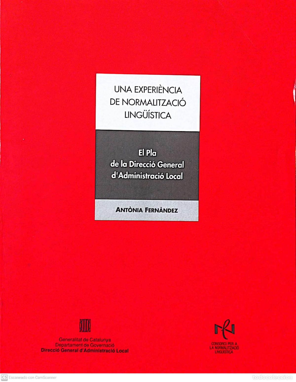 Libros: Una experi&egrave;ncia de normalitzaci&oacute; ling&uuml;&iacute;stica - Ant&ograve;nia Fern&agrave;ndez - Foto 1