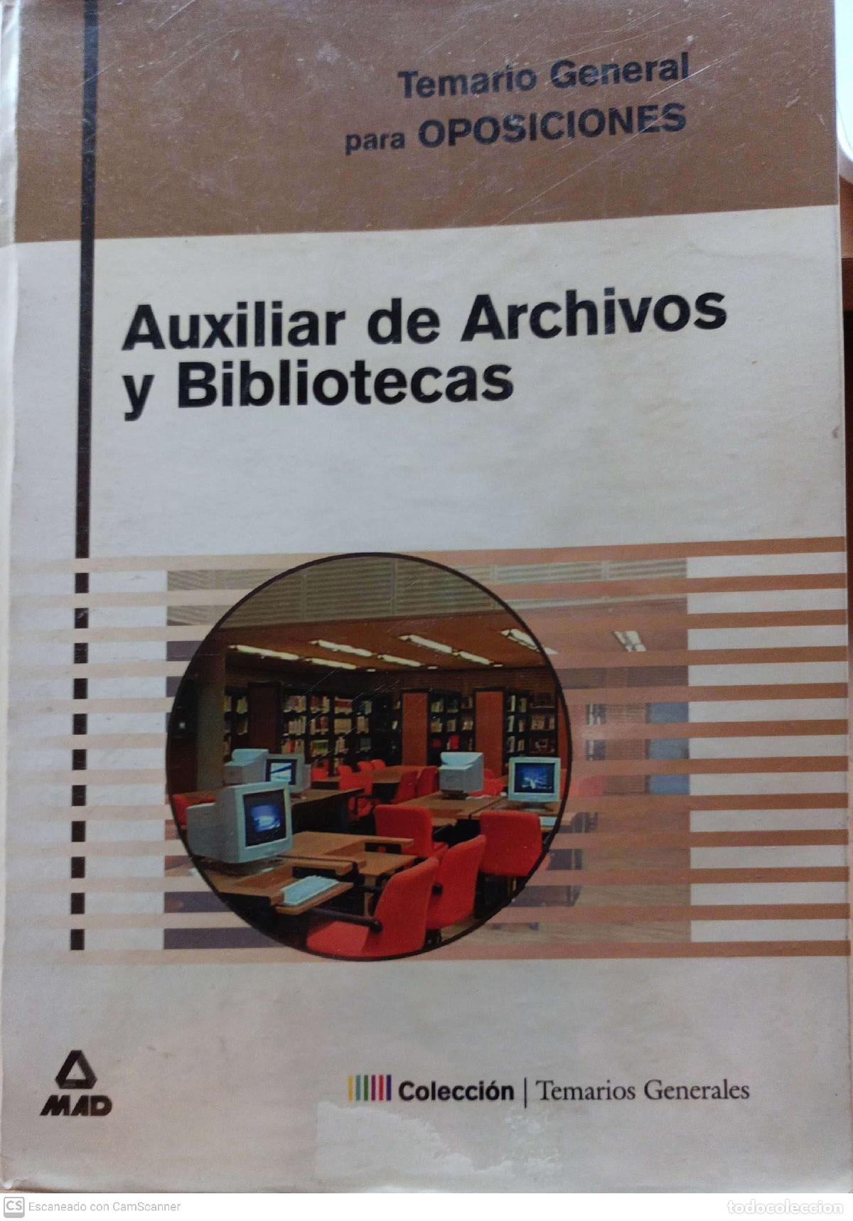 Libros: Auxiliar de archivos de bibliotecas - Varios - Foto 1