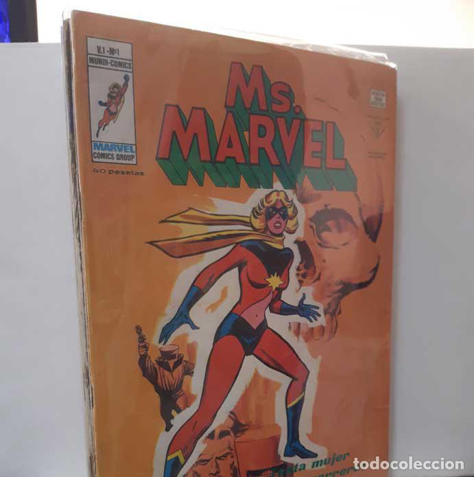 Libros: MS. MARVEL (9 N&Uacute;MEROS, completo) Grapa -MUNDI COMICS - V&eacute;rtice 1979 - Foto 1