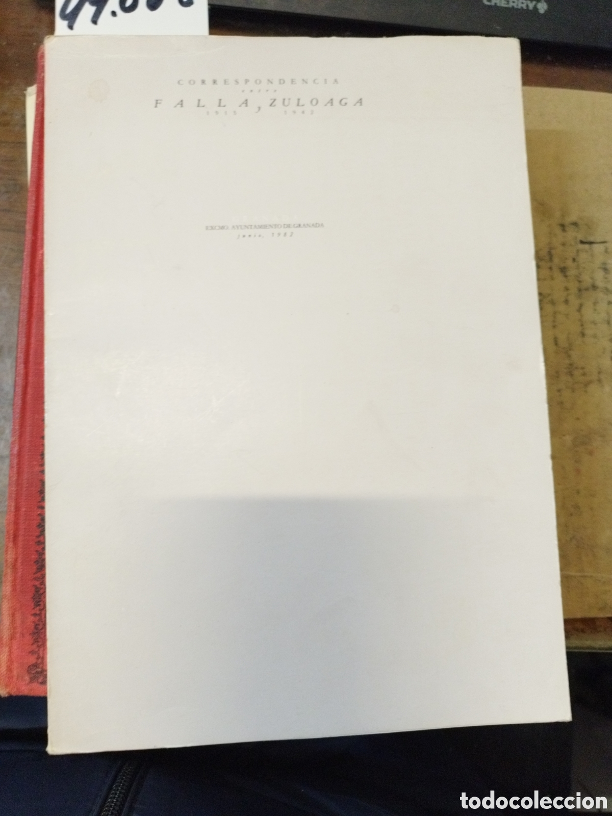 Libros: CORRESPONDENCIA ENTRE FALLA Y ZULOAGA 1915 1942 - CUENTOS DE CALLEJA