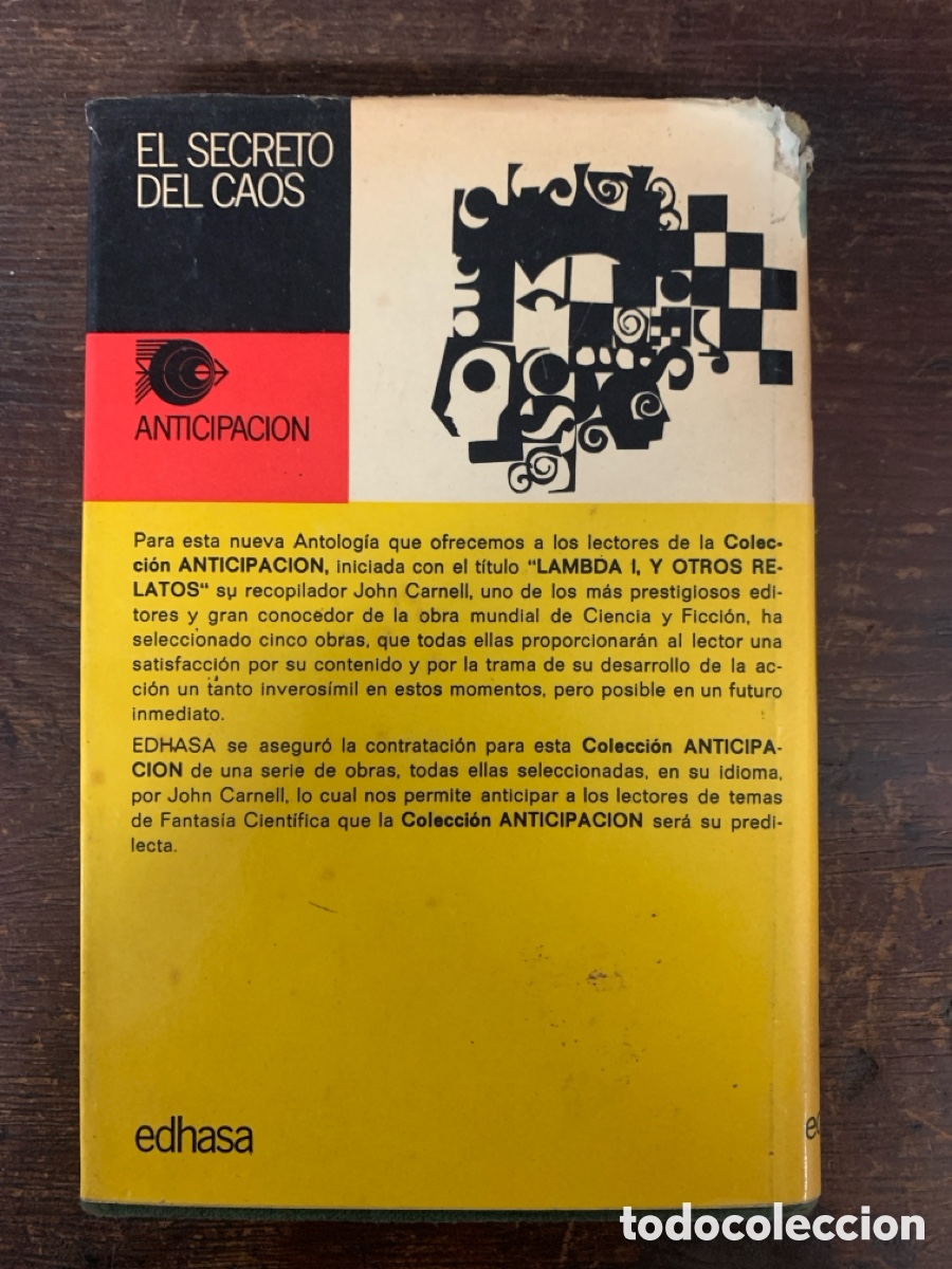 Libros: El Secreto del Caos, John Carnell - EDHASA 1967 - Foto 3