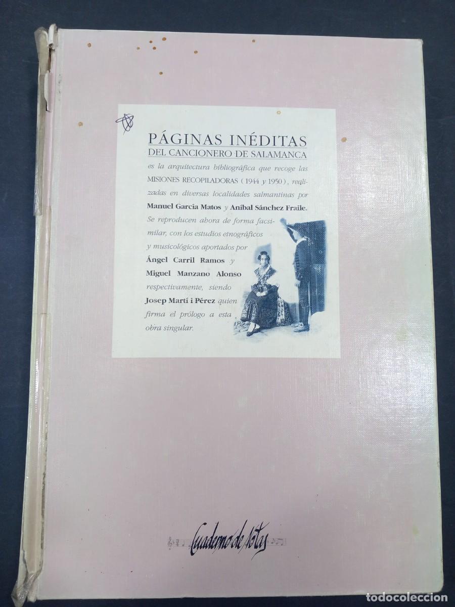 Libros: PAGINAS INEDITAS DEL CANCIONERO DE SALAMANCA