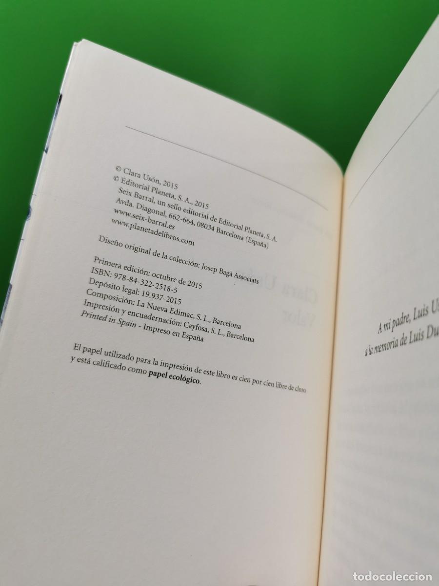 Libros: CLARA US&Oacute;N. VALOR. SEIX BARRAL - SIN LEER - Foto 3