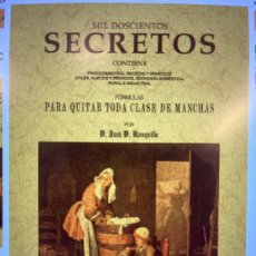 Libros: MIL DOSCIENTOS SECRETOS. ORIOL RONQUILLO, JOSE. EDITORIAL MAXTOR, 2008.