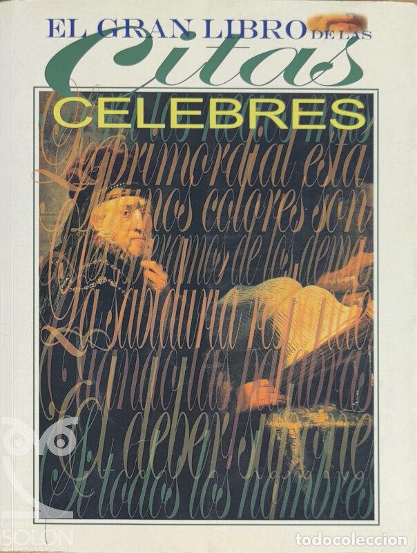 Libros: El gran libro de las citas c&eacute;lebres - Aa. Vv. - Foto 1