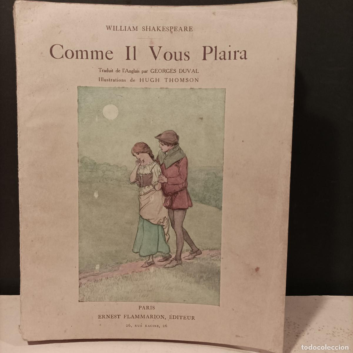 Libros: SHAKESPEARE, William.- - Comme Il vous plaira. - Foto 1