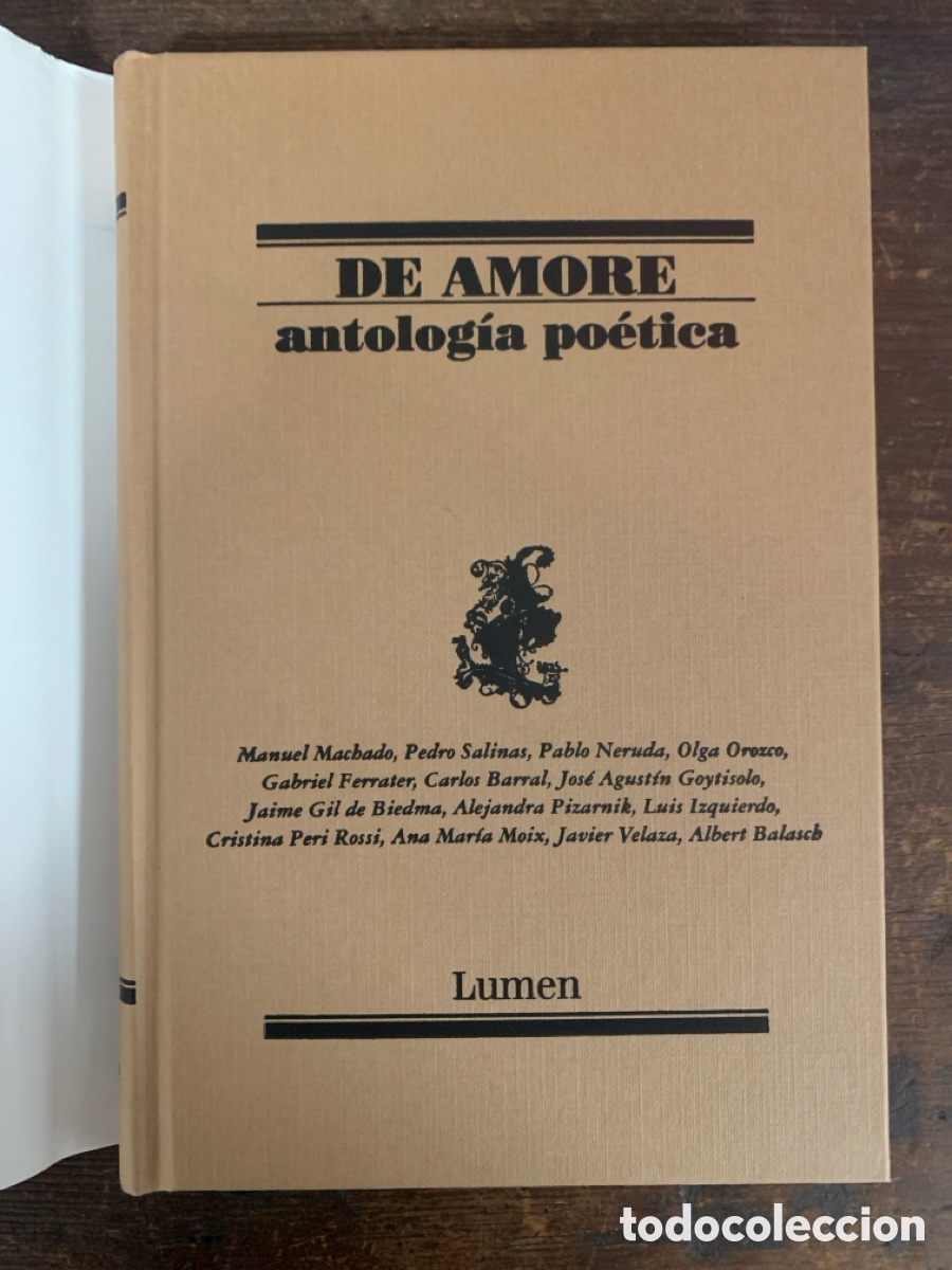 Libros: Antolog&iacute;a Po&eacute;tica de Amore - LUMEN 2004 - Foto 2