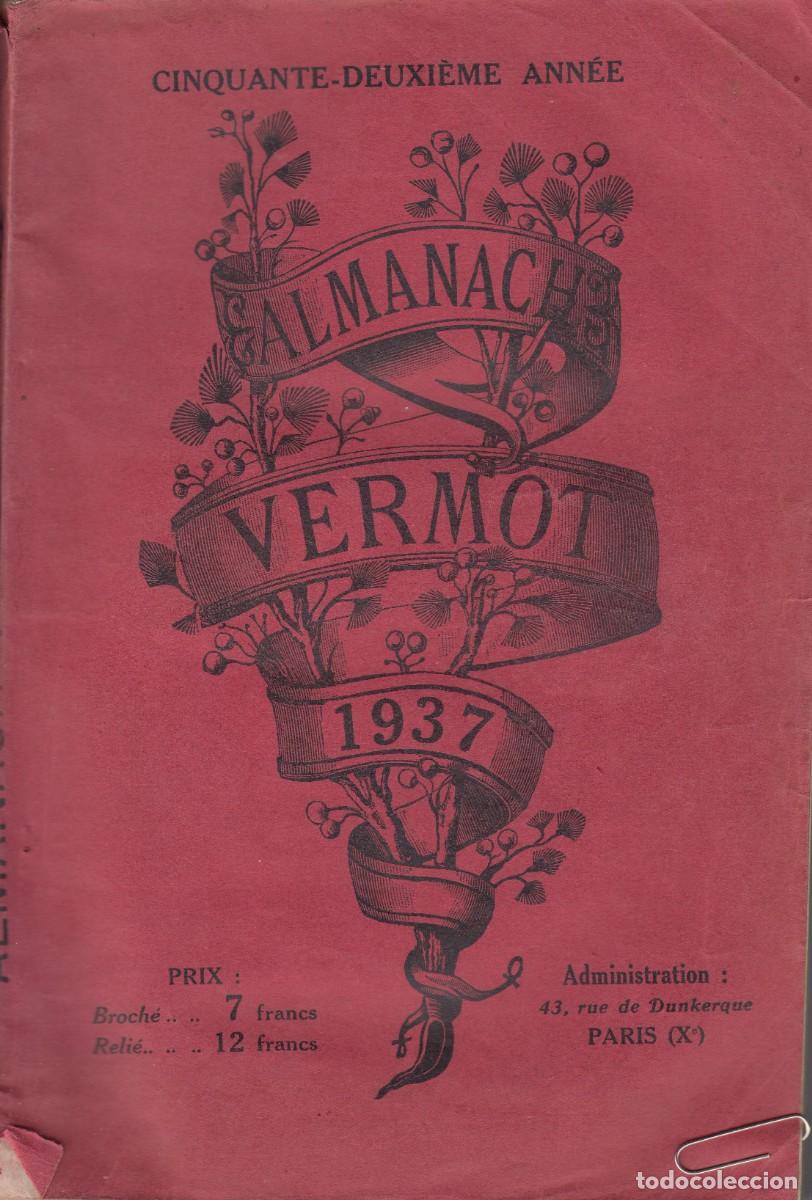 Libros: ALMANACH VERMOT 1937. ADB - Foto 1