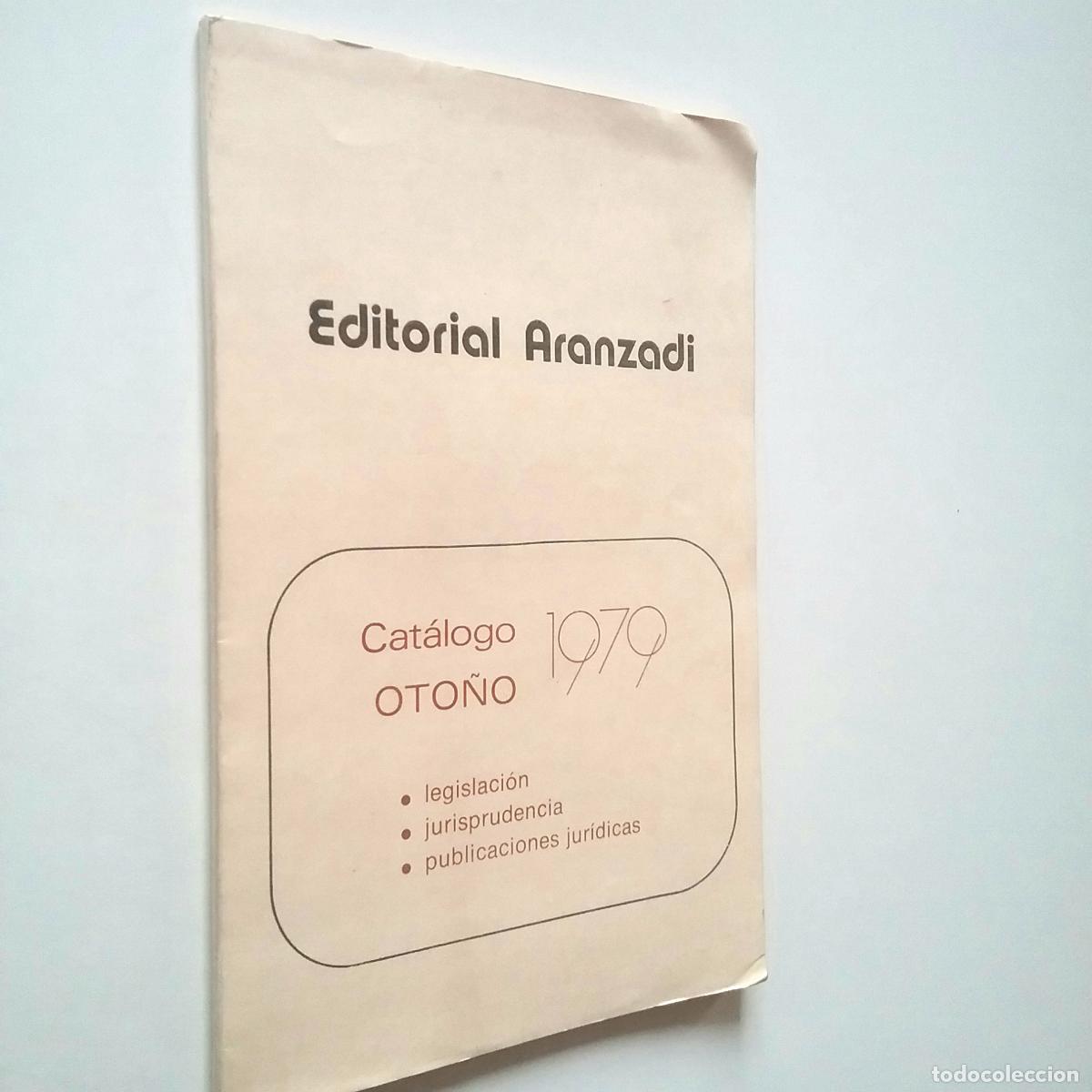 Libros: Editorial Aranzadi. Cat&aacute;logo Oto&ntilde;o 1979 - Foto 1