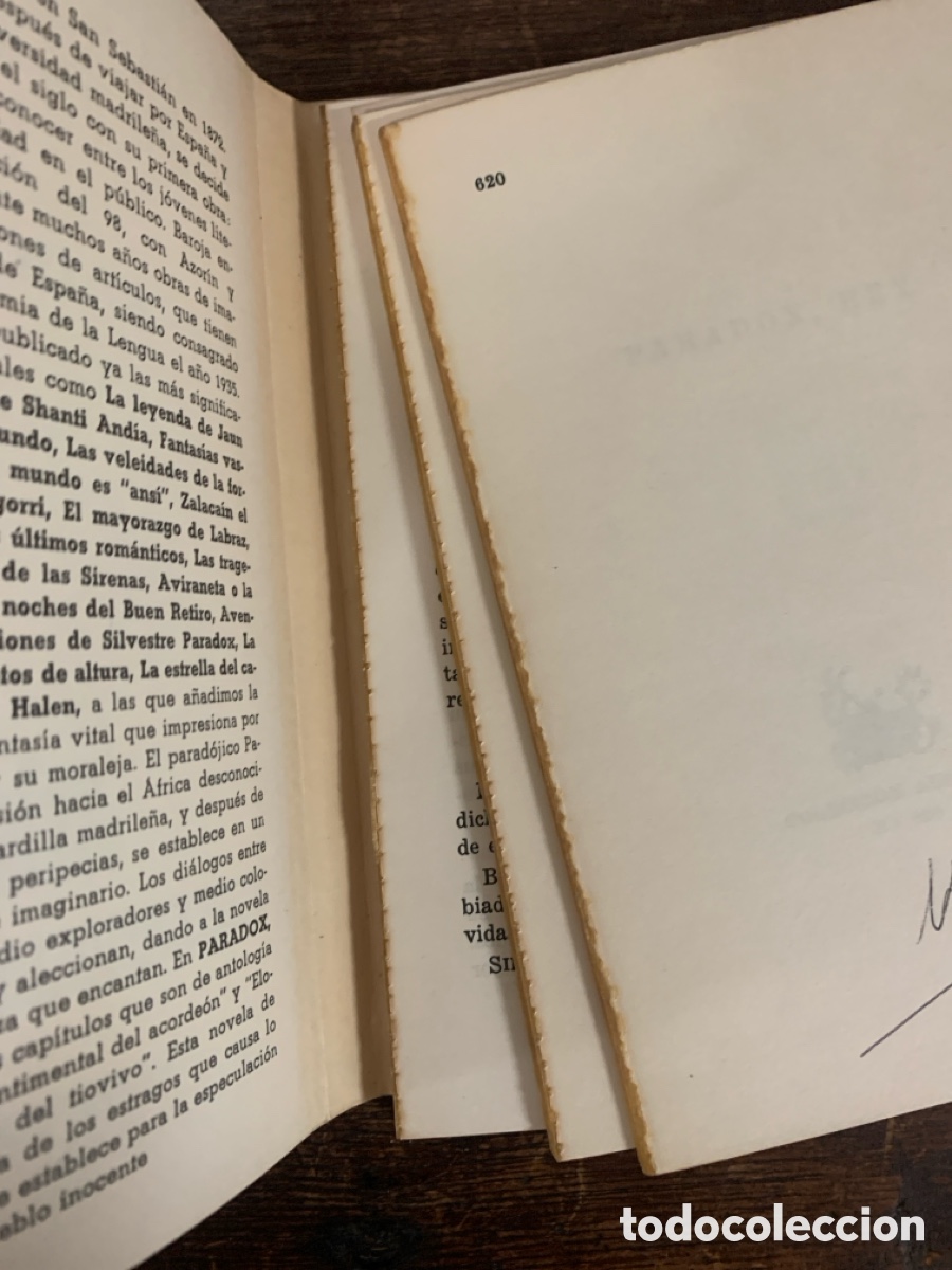 Libros: Paradox Rey, P&iacute;o Baroja - ESPASA-CALPE 1976 - Foto 4