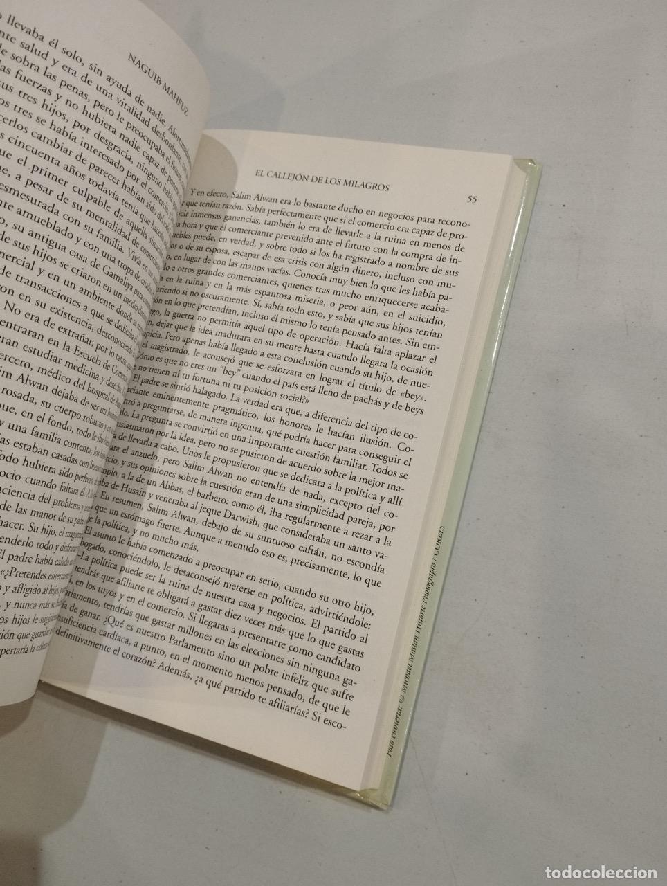 Libros: Naguib Mahfuz - El callej&oacute;n de los milagros - Foto 2