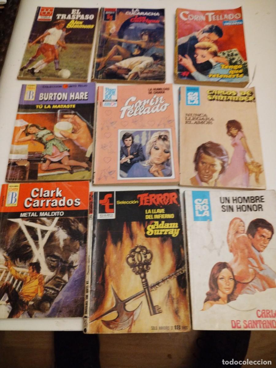 Libros: Corin tellado, Carlos Santander, Ralph Barby,Perry mas&oacute;n, etc