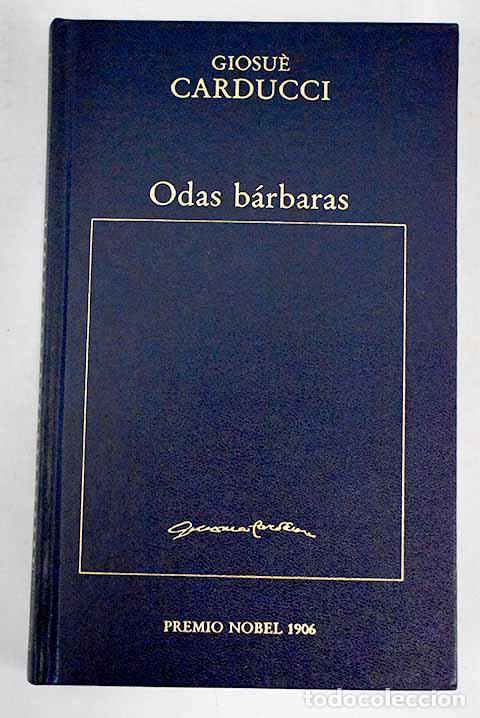 Libros: Odas b&aacute;rbaras: Carducci, Giosue.- Carducci, Giosue - Foto 1