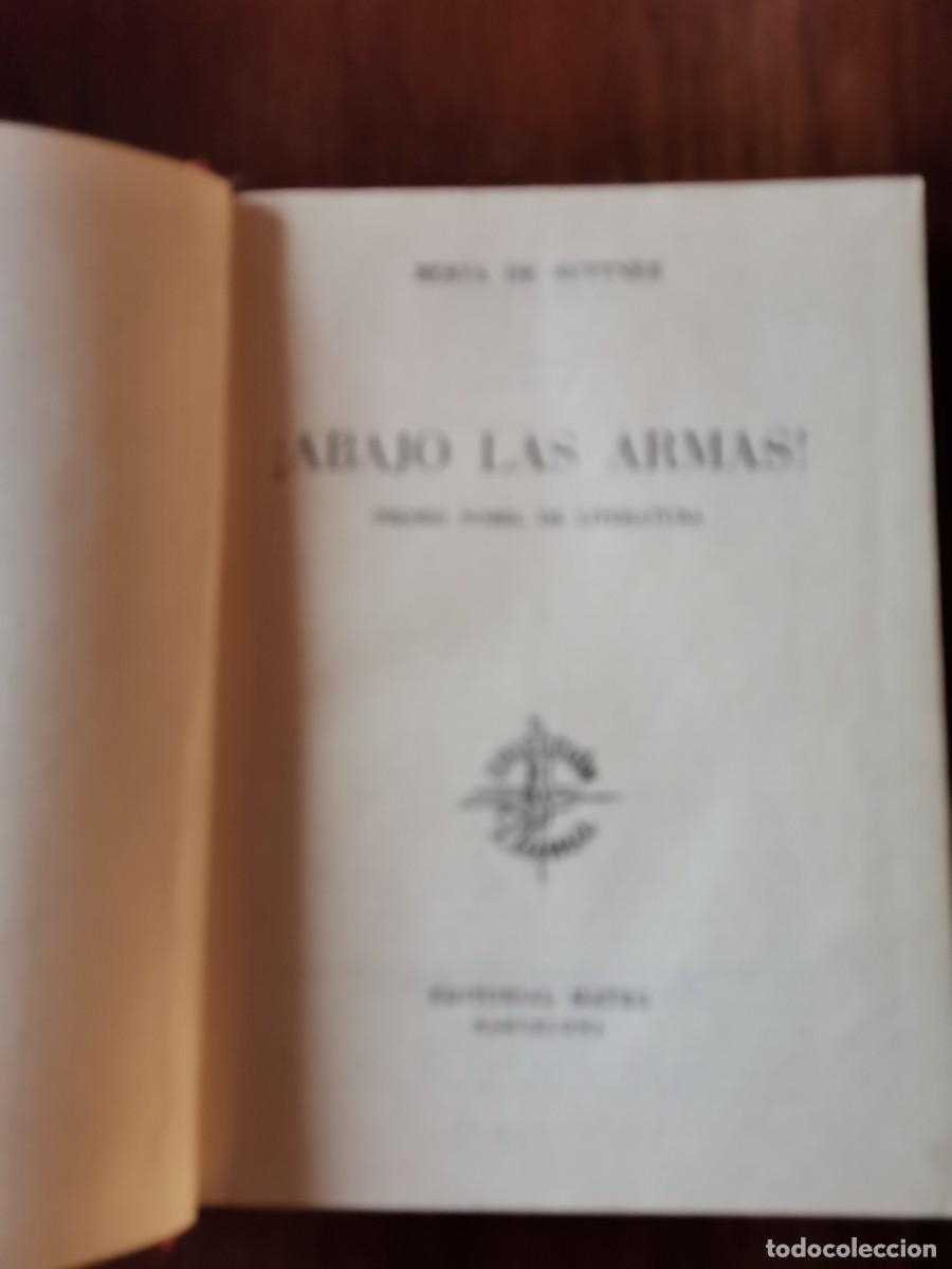 Libros: ABAJO LAS ARMAS - BERTA DE SUTTNER - Foto 1