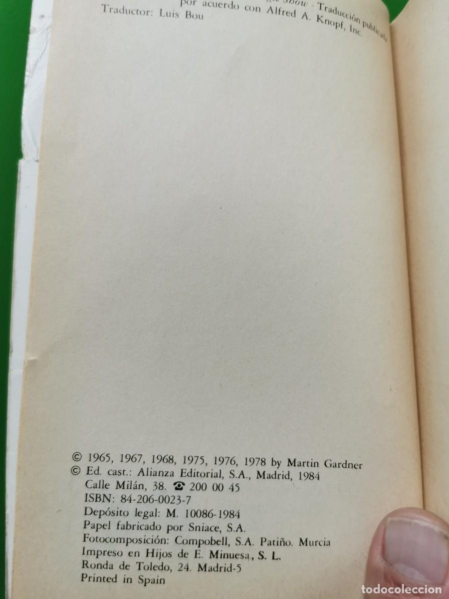 Libros: FESTIVAL M&Aacute;GICO-MATEM&Aacute;TICO - MARTIN GARDNER - Foto 3