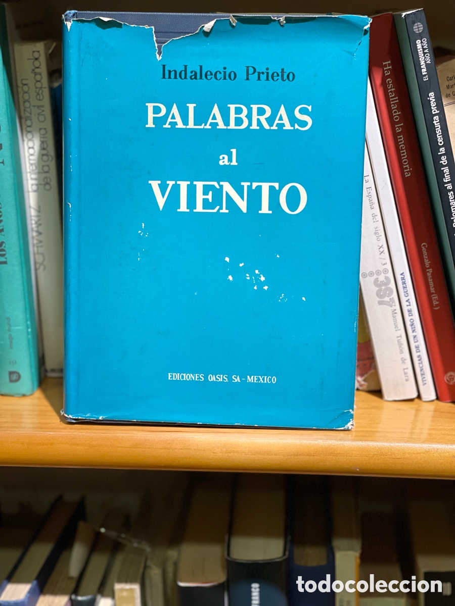 Libros: PALABRAS AL VIENTO - INDALECIO PRIETO - Foto 1