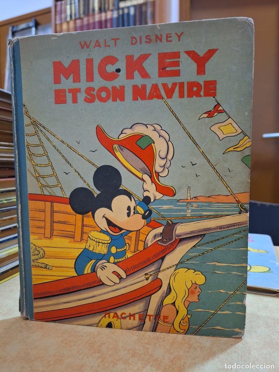 Libros: MICKEY PR&Eacute;SENTE: MICKEY ET SON NAVIRE. Dessins de WALT DISNEY. - Foto 1
