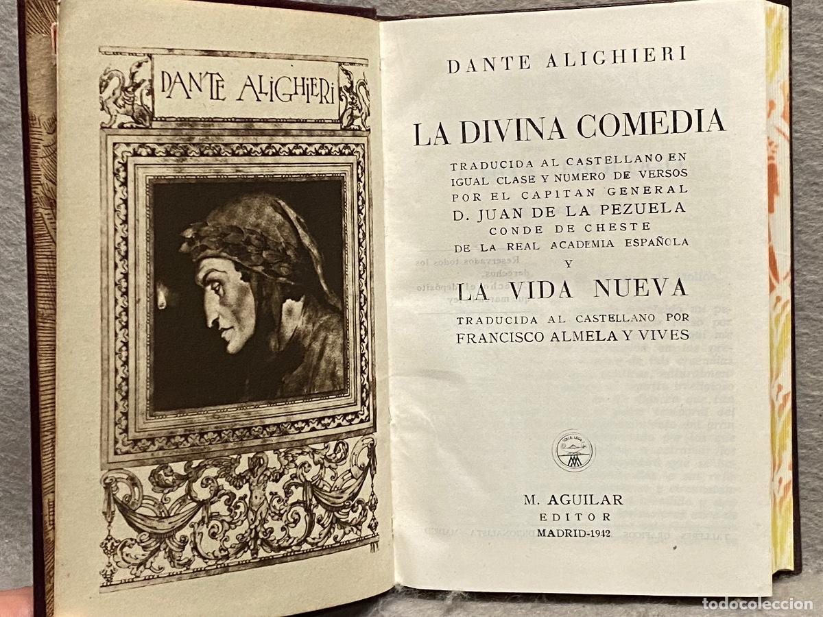 Libros: LA DIVINA COMEDIA. LA VIDA NUEVA. - ALIGHIERI, DANTE. - Foto 21