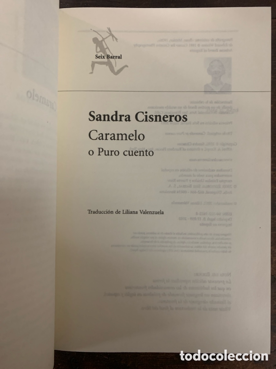 Libros: Caramelo, Sandra Cisneros - SEIX BARRAL 2003 - Foto 2