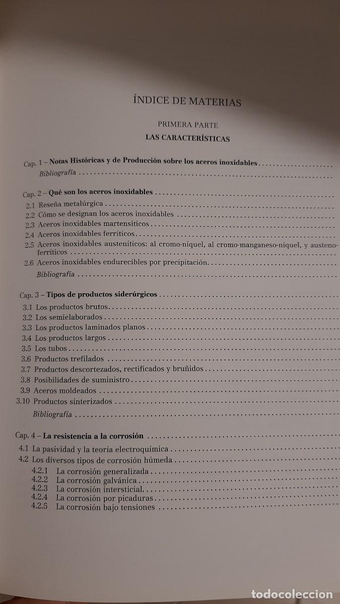 Libros: LOS ACEROS INOXIDABLES - GABRIELE DI CAPRIO - Foto 2