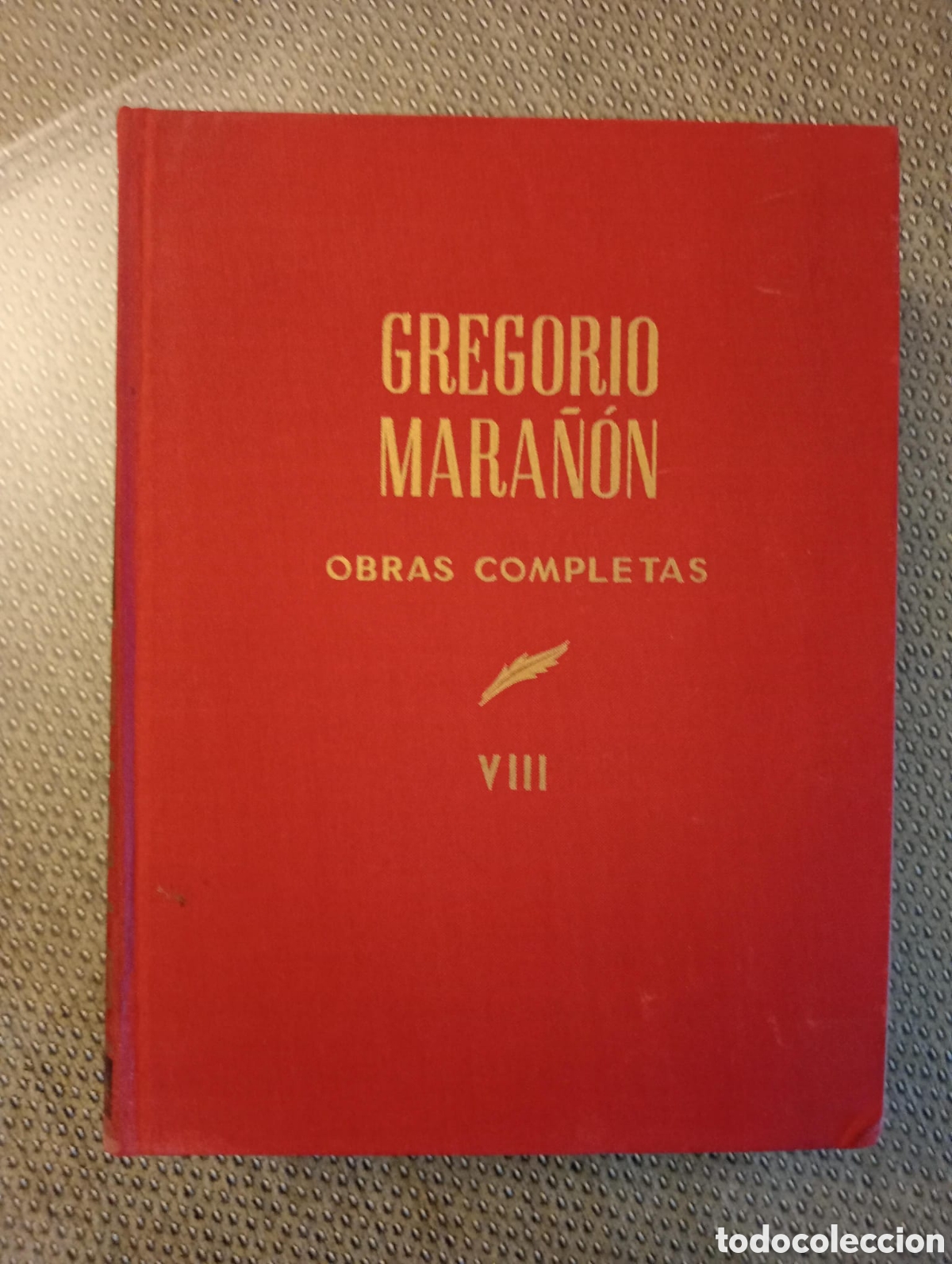 Libros: GREGORIO MARA&Ntilde;ON. OBRAS COMPLETAS. TOMO VIII. Ensayos - Foto 1