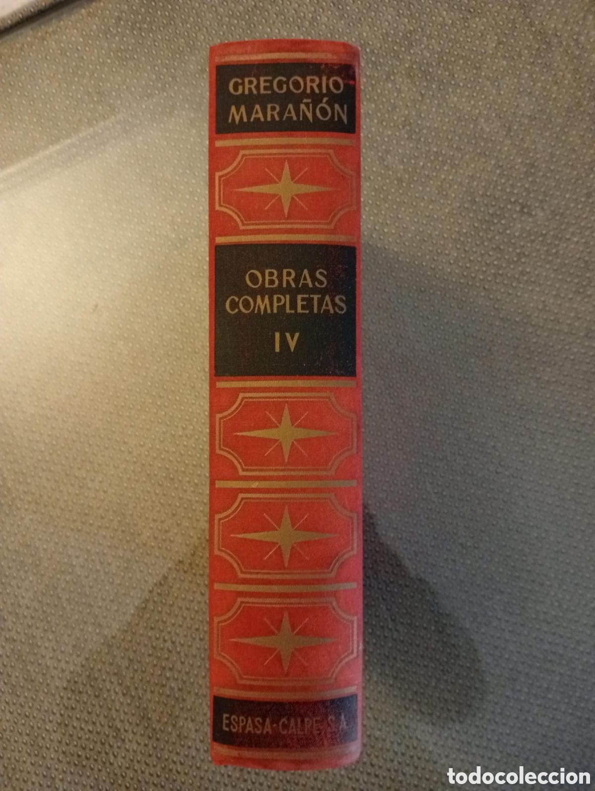 Libros: GREGORIO MARA&Ntilde;ON. OBRAS COMPLETAS. TOMO IV. - Foto 2