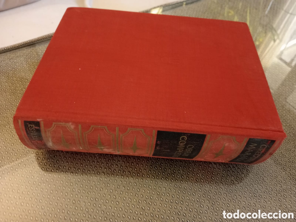 Libros: GREGORIO MARA&Ntilde;ON. OBRAS COMPLETAS. TOMO I. Pr&oacute;logos - Foto 4