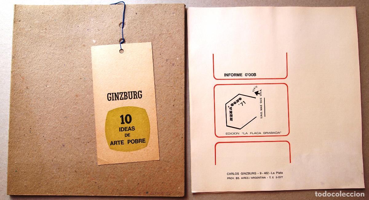 Libri di seconda mano: 10 IDEAS DE ARTE POBRE. Arte ecol&oacute;gico. Proyectos. - GINZBURG, Carlos.