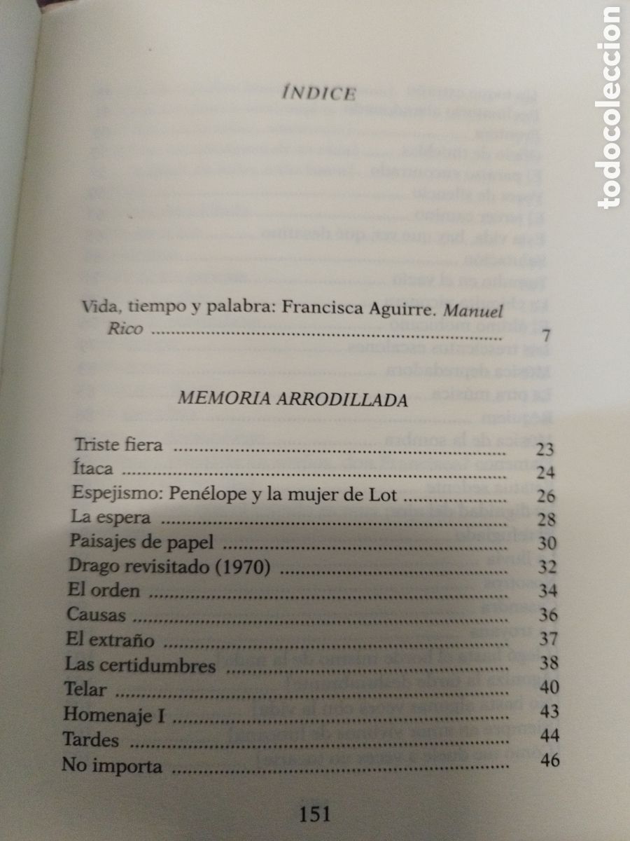 Libros: MEMORIA ARRODILLADA - AGUIRRE,Francisca - Foto 5