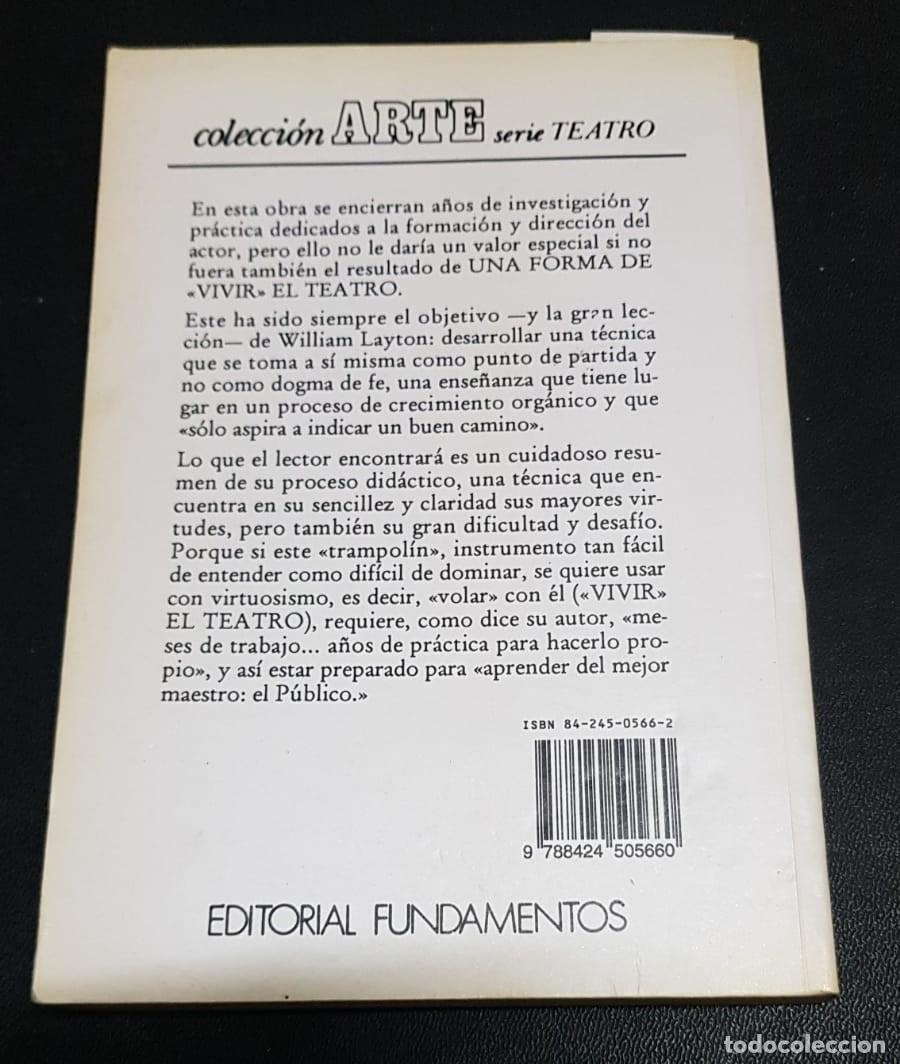 Libros: &iquest;POR QU&Eacute;? TRAMPOL&Iacute;N DEL ACTOR  -  LAYTON, William - Foto 2