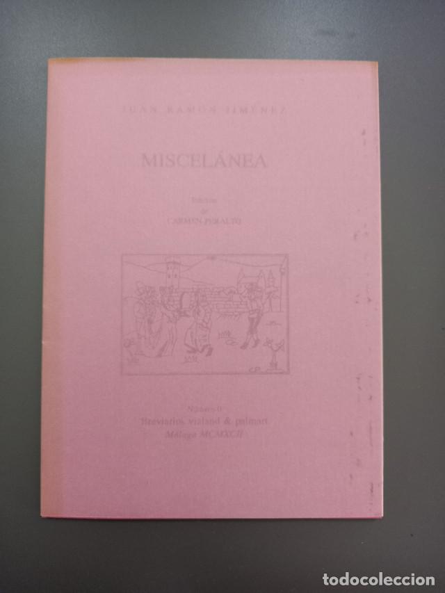 Libros: Miscel&aacute;nea - Jim&eacute;nez, Juan Ram&oacute;n. - Foto 1