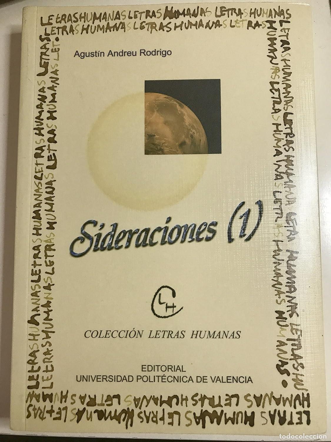 Libros: Sideraciones (I) - AGUST&Iacute;N ANDREU RODRIGO - Foto 1
