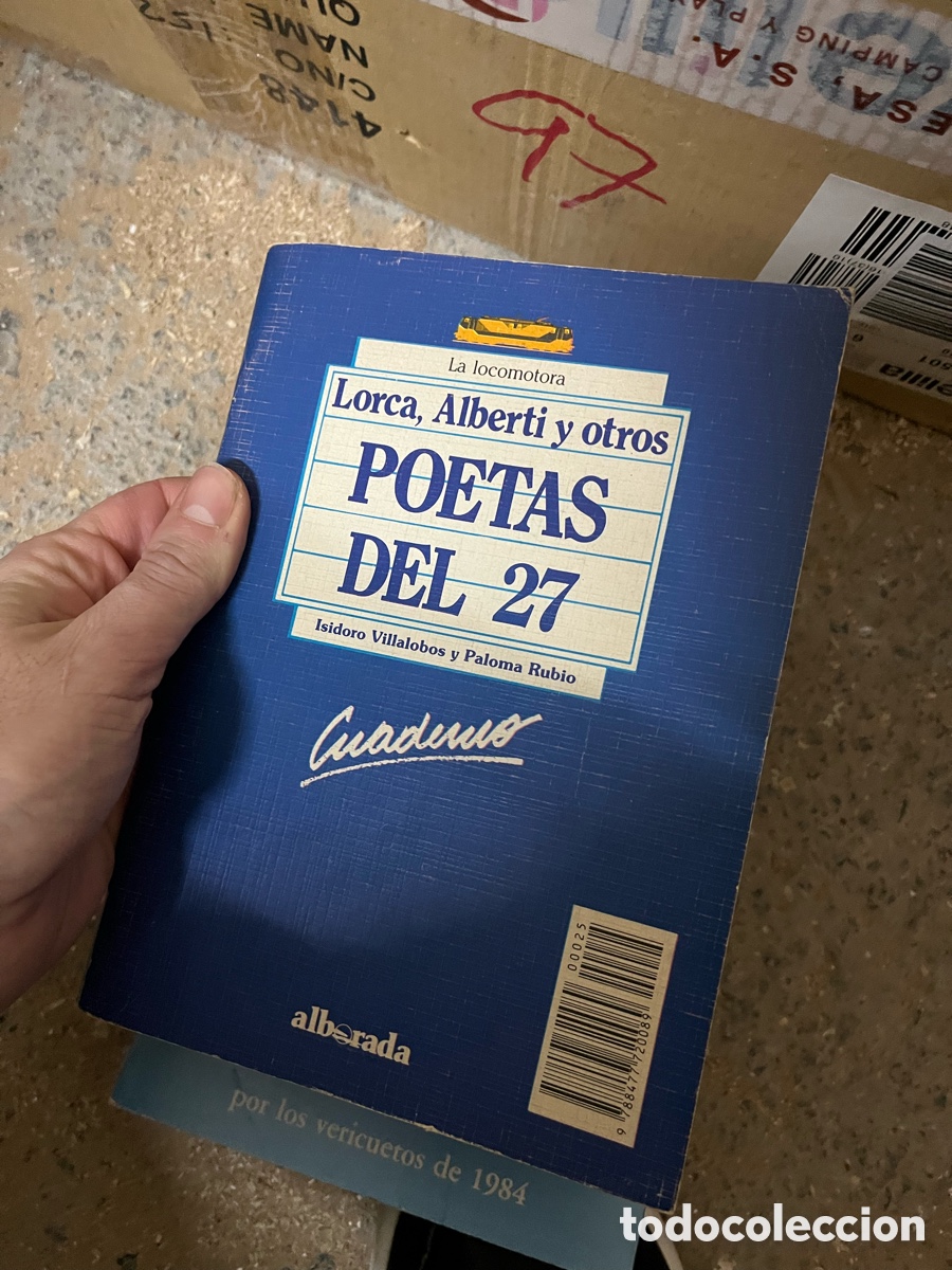 Libros: Caja97 cuaderno Lorca, Alberti y otros POETAS DEL 27 Isidoro Villalobos y Paloma Rubio