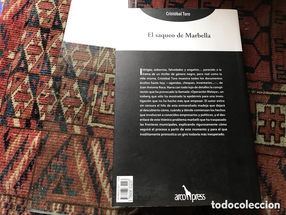 Libros: El saqueo de Marbella. Crist&oacute;bal Toro. Arcopress - Foto 3