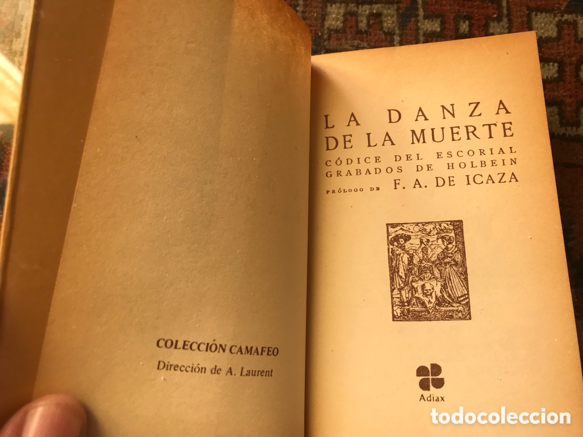 Libros: La danza de la muerte. C&oacute;dice de El Escorial. Grabados de Holbein. - Foto 3