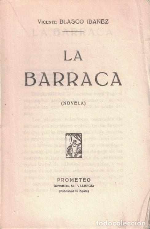 Libros: LA BARRACA. - Blasco Ib&aacute;&ntilde;ez. Vicente, - Foto 1