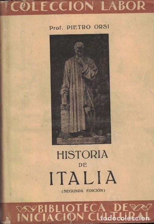 Libros: HISTORIA DE ITALIA. - Orsi. Pietro, - Foto 1