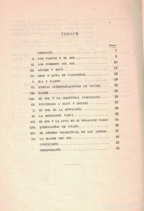 Libros: DE ASTRONOM&Aacute;STICA VASCA. - Ramos. M. G., - Foto 2