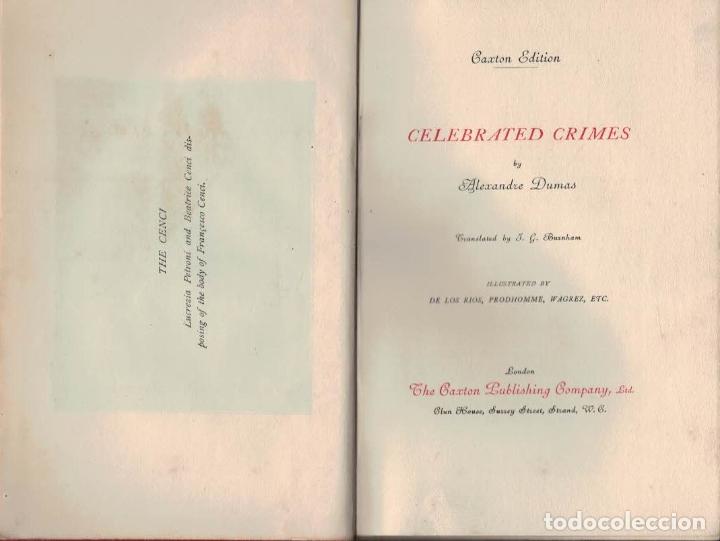Libros: CELEBRATED CRIMES. Vol. V. - Dumas, Alexandre. - Foto 1